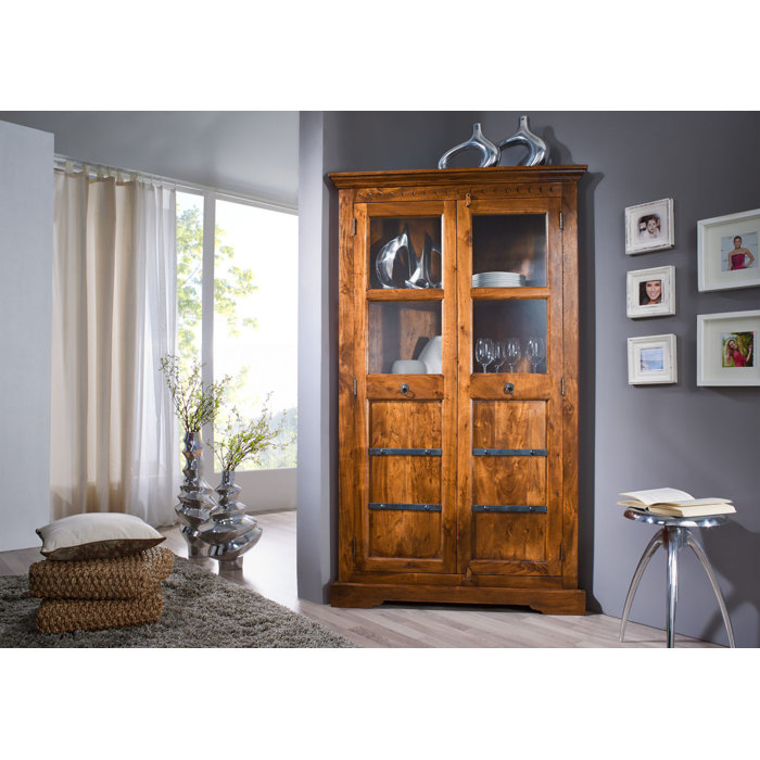 Massivmoebel24 Eckschrank Oxford | Wayfair.de